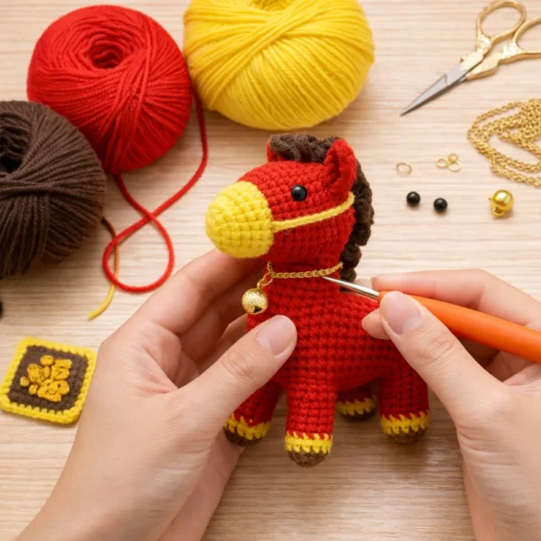 f Crochet Horse