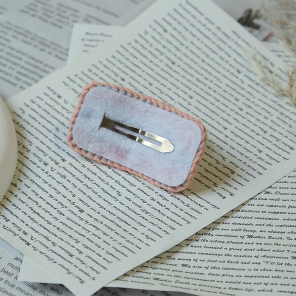 3 Handmade Crochet Hair Clips - Cute Snail and Chick Design Purely Handcrafted Headwear Set, Best for Christmas - Image 3