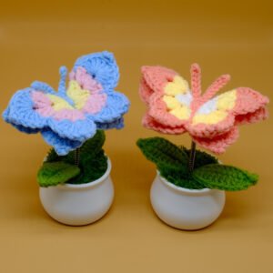 Crochet Butterfly Flower