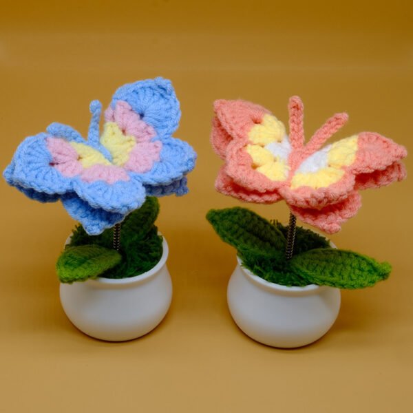 Crochet Butterfly Flower