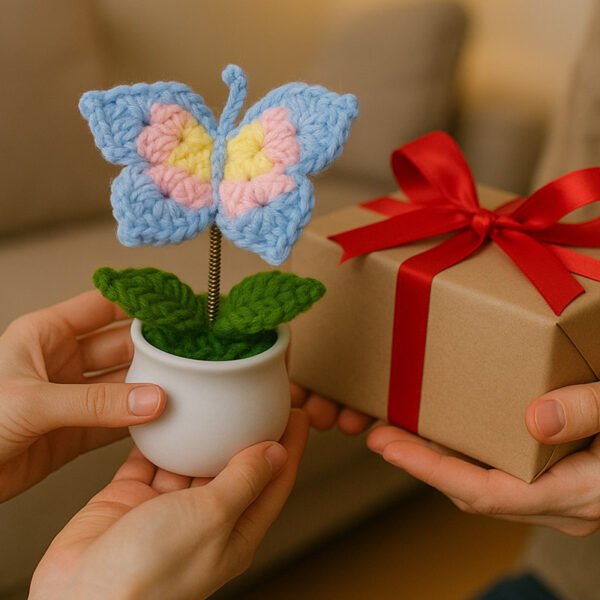 Crochet Butterfly Flower - Image 6
