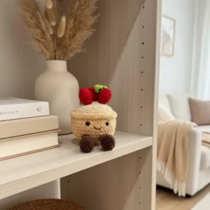 Hand-Crochet Jelly Cat Style Cake