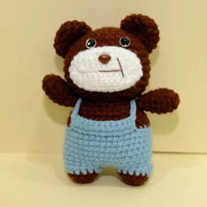 Hand-Crocheted Teddy Bear