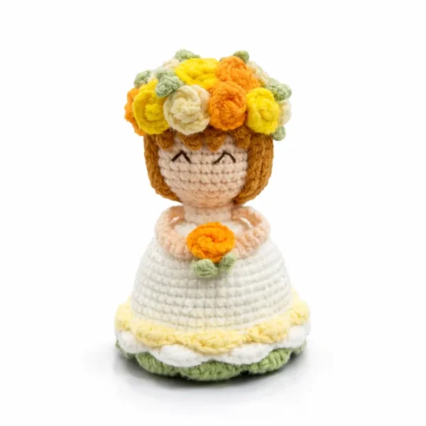 Handmade Crochet doll flowers