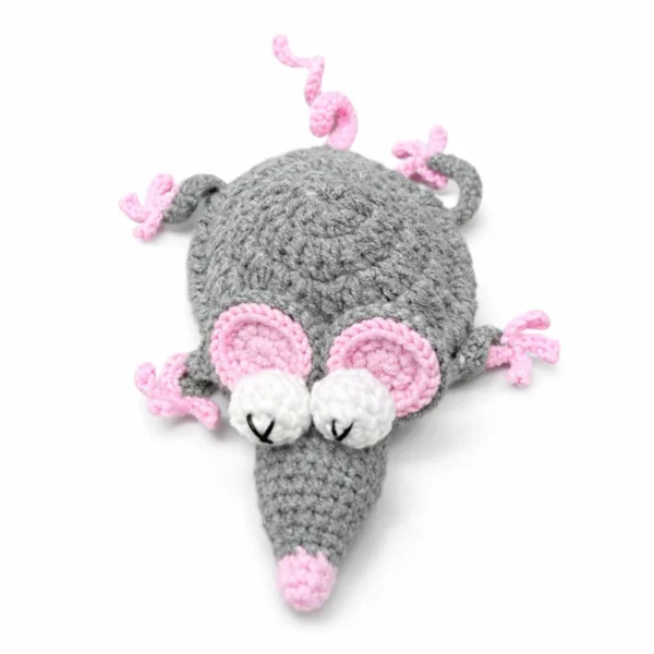 Crocheted Squirrel, Puppy, Turtle, and Chicken Coasters