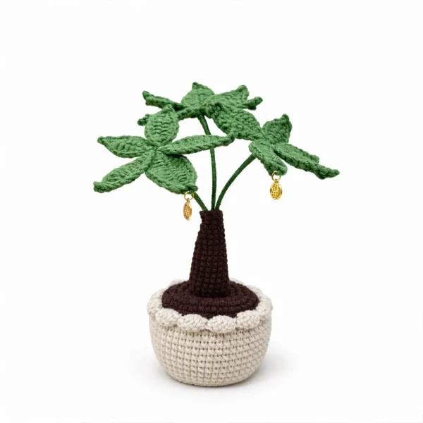 a Hand Crochet Money Tree