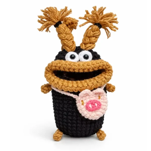HandMade Crochet Big Mouth Keychain