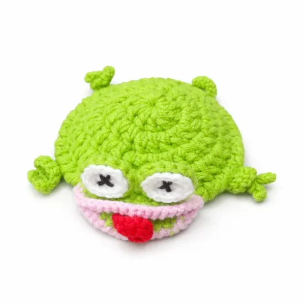 Crocheted Squirrel, Puppy, Turtle, and Chicken Coasters