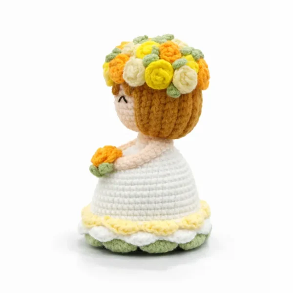 Handmade Crochet doll flowers