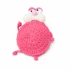 Crocheted Squirrel, Puppy, Turtle, and Chicken Coasters