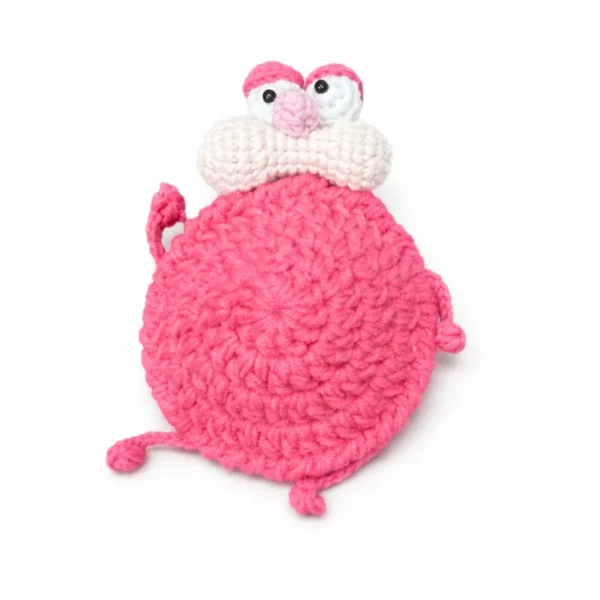 Crocheted Squirrel, Puppy, Turtle, and Chicken Coasters
