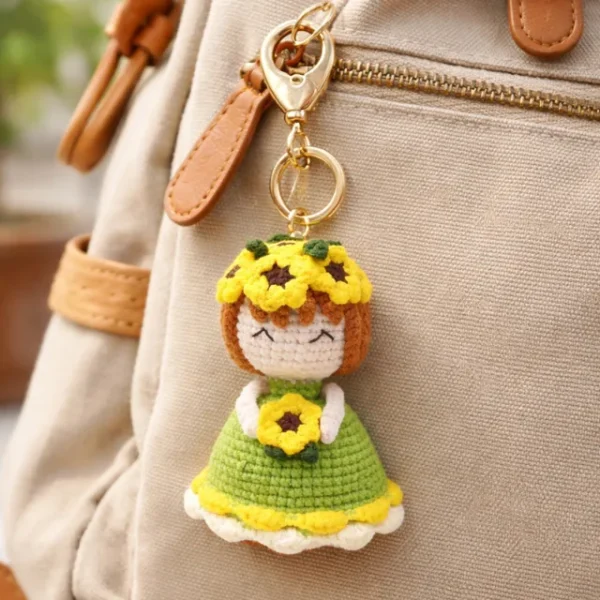Handmade Crochet doll flower