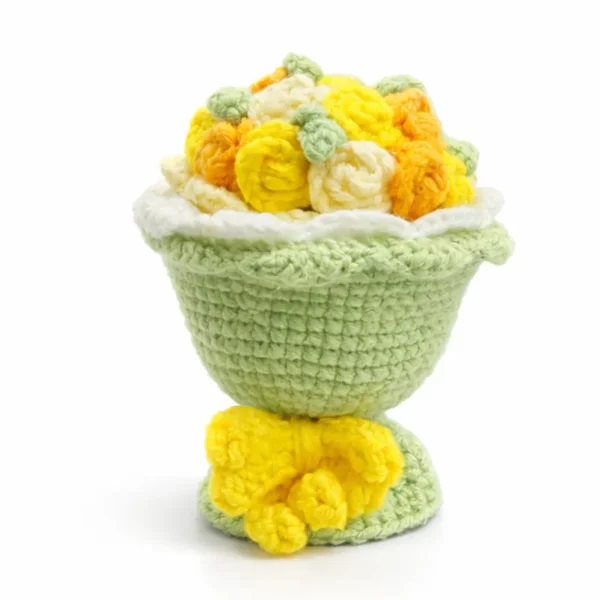 Handmade Crochet doll flowers