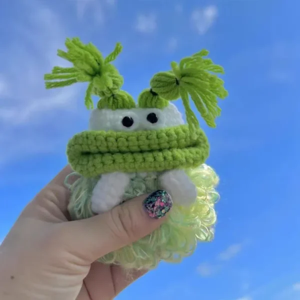 HandMade Crochet Big Mouth Keychain
