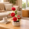g Crocheted Apple Planter