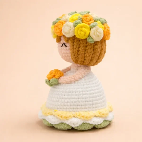 Handmade Crochet doll flowers