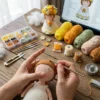 Handmade Crochet doll flowers