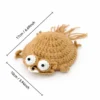 Crocheted Squirrel, Puppy, Turtle, and Chicken Coasters