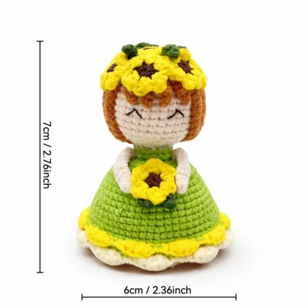 Handmade Crochet doll flower