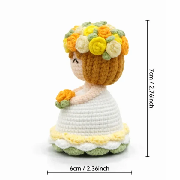 Handmade Crochet doll flowers