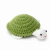 Crocheted Squirrel, Puppy, Turtle, and Chicken Coasters