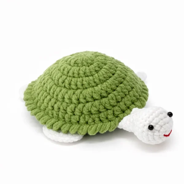 Crocheted Squirrel, Puppy, Turtle, and Chicken Coasters