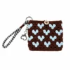 Handmade crochet heart bag