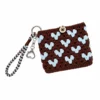 Handmade crochet heart bag