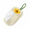 Handmade Crochet Sunflower Tissue Bag