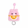 Handmade Crochet Pig Key Pouch