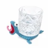 Handmade crochet lizard coaster