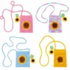 Handmade Crochet Sunflower Bag