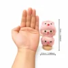 pink crochet pig doll