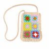 Crochet Granny Square Crossbody Bag