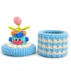 Handmade Crochet Doll Container Storage Box