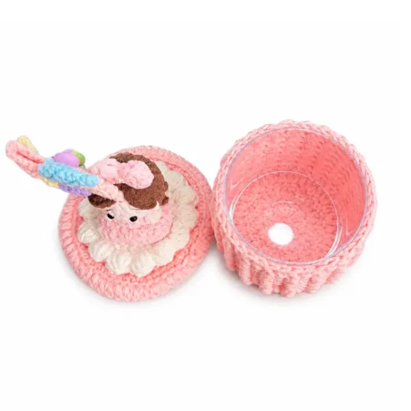 Handmade Crochet Princess Container Storage Box
