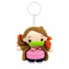 Handmade Crochet Nezuko Keychain