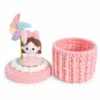 Handmade Crochet Princess Container Storage Box