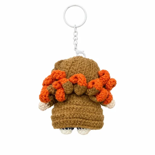 Handmade Crochet Nezuko Keychain