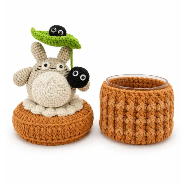 Handmade Crochet Container Storage Box