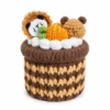 Handmade Crochet Cookies Container Storage Box