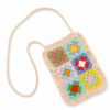 Crochet Granny Square Crossbody Bag