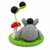 Handmade crochet mobile phone stand