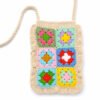 Crochet Granny Square Crossbody Bag
