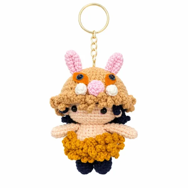 e Handmade Crochet Demon Slayer Keychain