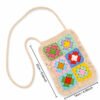 Crochet Granny Square Crossbody Bag