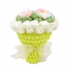 Handmade Crochet Green Color Flower Bouquet