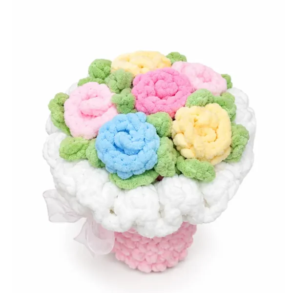 Handmade Crochet Flower Bouquet