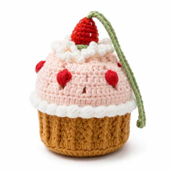 Handmade Crochet Cake Mug Sleeve
