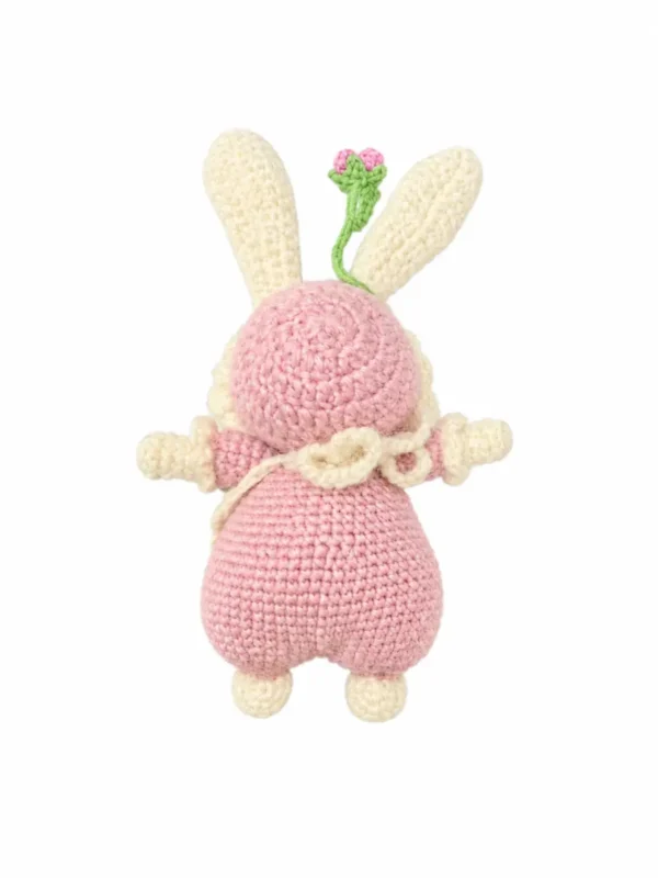 Handmade Crochet Cute Pink bunny